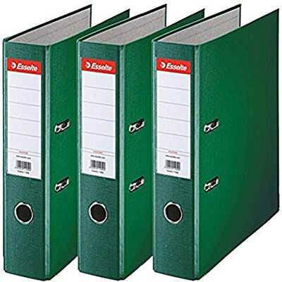 Esselte 3-pack PP/papper baksida: 50 mm grön Esselte 3-pack PP/papper baksida: 50 mm grön