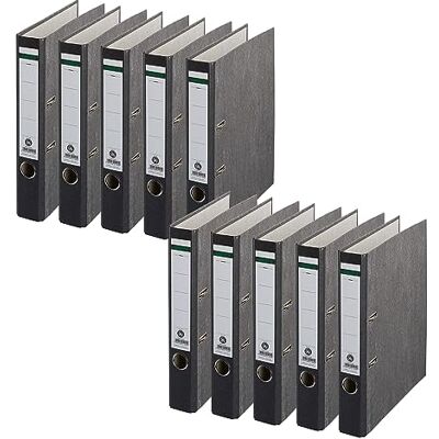 Centra Standardmapp moln marmor förpackning med 10 återvunna blå ängel LGA-certifikat A4 2 tum bred upp till 350 ark (80 g/m²), kantskydd, fingerhål, svart, 628577 Centra Standardmapp moln marmor förpackning med 10 återvunna blå ängel LGA-certifikat A4 2 tum bred upp till 350 ark (80 g/m²), kantskydd, fingerhål, svart, 628577
