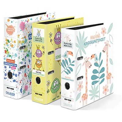 FALKEN Original 10 st motivmappar förskola med fickor. Tillverkad i Tyskland. 8 cm breda DIN A4-motiv sorterade, ringpärm mapp brevmapp kontorsmapp plastmapp FALKEN Original 10 st motivmappar förskola med fickor. Tillverkad i Tyskland. 8 cm breda DIN A4-motiv sorterade, ringpärm mapp brevmapp kontorsmapp plastmapp
