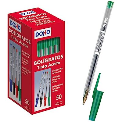 MTL Dohe – kulspetspenna med huva – 1,0 mm – 50 stycken – grön MTL Dohe – kulspetspenna med huva – 1,0 mm – 50 stycken – grön