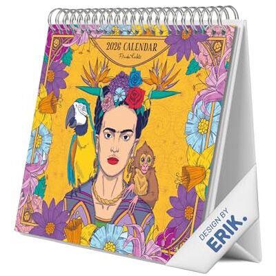 Grupo Erik Desk Calendar 2026 Frida Kahlo Calendar 2026 Month To View Monthly Desk Planner, Desktop Gifts Under 10 Pounds Frida Kahlo Gifts For Friends Grupo Erik Desk Calendar 2026 Frida Kahlo Calendar 2026 Month To View Monthly Desk Planner, Desktop Gifts Under 10 Pounds Frida Kahlo Gifts For Friends