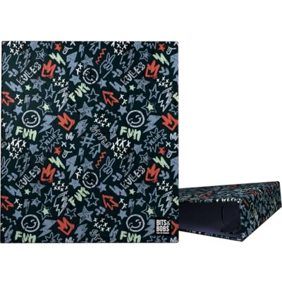 Grafoplás Grafoplas Ringpärm A4, 4 blandade ringar 40 mm, bitar och Bobs Peace, FSC Grafoplás Grafoplas Ringpärm A4, 4 blandade ringar 40 mm, bitar och Bobs Peace, FSC