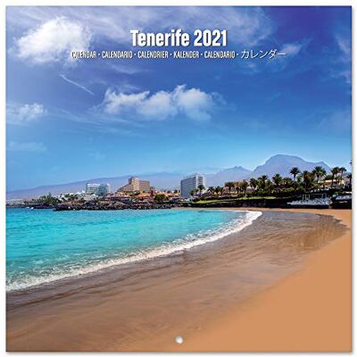 Grupo Erik Tenerife 2021 väggkalender 30 x 30 cm (16 månader) familjeplanerare kalender 2021 Grupo Erik Tenerife 2021 väggkalender 30 x 30 cm (16 månader) familjeplanerare kalender 2021
