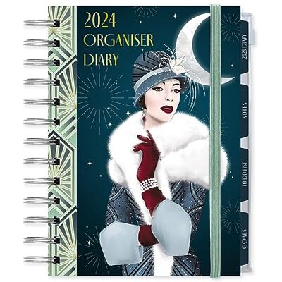Robert Frederick 2024 Arrangör dagbok Art Deco Claire Coxon Design Robert Frederick 2024 Arrangör dagbok Art Deco Claire Coxon Design