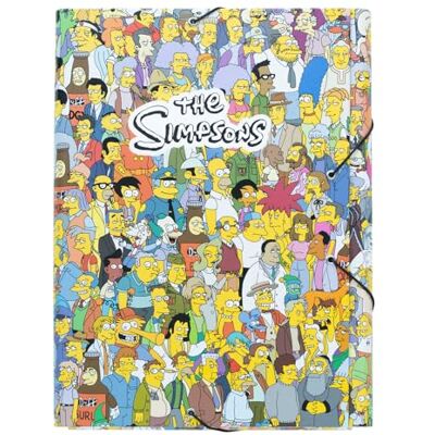 Grupo Erik A4 Folder The Simpsons Gifts 3 Flap Folder 13.4 x 10 inches 34 x 25.5 cm Document Organiser, School Folders The Simpsons Merchandise Grupo Erik A4 Folder The Simpsons Gifts 3 Flap Folder 13.4 x 10 inches 34 x 25.5 cm Document Organiser, School Folders The Simpsons Merchandise