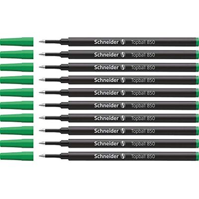 Schneider Topball 850 kulspetspenna (euroformat, linjebredd 0,5 mm) 10-pack grön Schneider Topball 850 kulspetspenna (euroformat, linjebredd 0,5 mm) 10-pack grön
