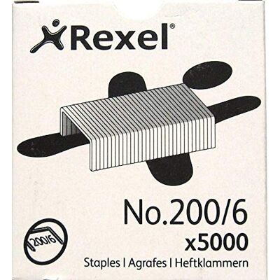 Rexel county 200/6 häftklamrar (förpackning 5 000) Rexel county 200/6 häftklamrar (förpackning 5 000)