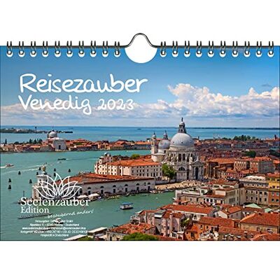 Seelenzauber Resemagi Venedig DIN A5 väggkalender för 2023 Italien – själsmagi Seelenzauber Resemagi Venedig DIN A5 väggkalender för 2023 Italien – själsmagi