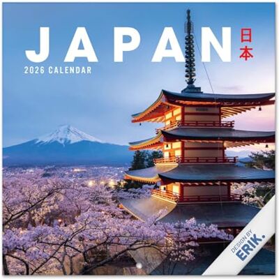 Grupo Erik Wall Calendar 2026 Japan Calendar 2026 Square 30 x 30 cm 12 x 12 inches Wall Planner, Family Planner Month To View Japanese Gifts For Friends Grupo Erik Wall Calendar 2026 Japan Calendar 2026 Square 30 x 30 cm 12 x 12 inches Wall Planner, Family Planner Month To View Japanese Gifts For Friends