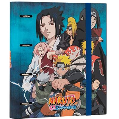 Grupo Erik Naruto 4 Ring Binder Premium A4 Folders Ring Binder 10.6 x 12.6 inches / 27 x 32 cm Ring Binder A4 A4 Ringbinder 4 Ring Binder A4 Naruto Gifts Naruto Manga Grupo Erik Naruto 4 Ring Binder Premium A4 Folders Ring Binder 10.6 x 12.6 inches / 27 x 32 cm Ring Binder A4 A4 Ringbinder 4 Ring Binder A4 Naruto Gifts Naruto Manga