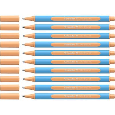 Schneider Slider Edge Pastell XB kulspetspenna (trekantspennor med dragbredd XB) 10 stycken Persika Schneider Slider Edge Pastell XB kulspetspenna (trekantspennor med dragbredd XB) 10 stycken Persika
