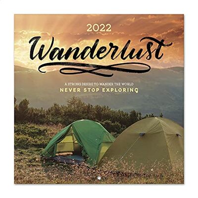 Grupo Erik kalender 2021 2022 Wanderlust 16 månader Väggkalender, från september 2021 till december 2022 30 x 60 cm, 6 språk, FSC CP22048 certifierad Grupo Erik kalender 2021 2022 Wanderlust 16 månader Väggkalender, från september 2021 till december 2022 30 x 60 cm, 6 språk, FSC CP22048 certifierad