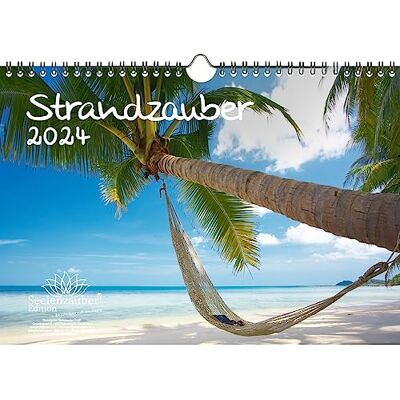 Seelenzauber Strandmagi DIN A4-kalender för 2024 semester, strand och stränder – sjömagi Seelenzauber Strandmagi DIN A4-kalender för 2024 semester, strand och stränder – sjömagi