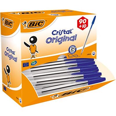 BIC 942910 Penna, Blå, 100 Stycken BIC 942910 Penna, Blå, 100 Stycken