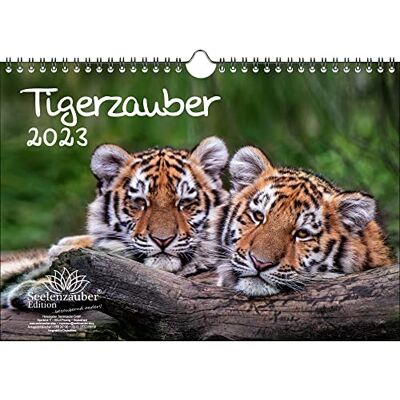 Seelenzauber Tigermagi DIN A4-kalender för 2023 tiger – själsmagi Seelenzauber Tigermagi DIN A4-kalender för 2023 tiger – själsmagi