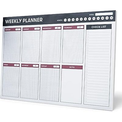 Grupo Erik Weekly Planner A4 Family Calendar 54 Tear Off Pages Desk Calendar Organiser Planner To Do List Desk Planner Desktop Notepad Grupo Erik Weekly Planner A4 Family Calendar 54 Tear Off Pages Desk Calendar Organiser Planner To Do List Desk Planner Desktop Notepad