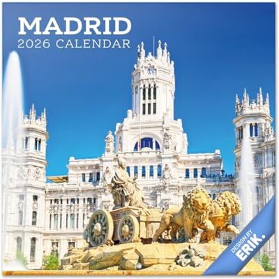 Grupo Erik Wall Calendar 2026 Madrid Calendar 2026 Square 30 x 30 cm 12 x 12 inches Wall Planner, Family Planner Month To View Spanish Gifts For Friends Grupo Erik Wall Calendar 2026 Madrid Calendar 2026 Square 30 x 30 cm 12 x 12 inches Wall Planner, Family Planner Month To View Spanish Gifts For Friends