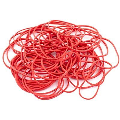 D.RECT – gummiband 1 kg påse 50 mm diameter bred 1,5 mm gummiring band för hushåll, arbete, kontor återanvändbara, hållbara, hållbara, stabila, röda D.RECT – gummiband 1 kg påse 50 mm diameter bred 1,5 mm gummiring band för hushåll, arbete, kontor återanvändbara, hållbara, hållbara, stabila, röda