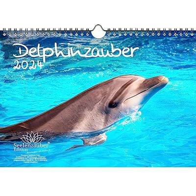 Seelenzauber Delfinmagi DIN A4-kalender för 2024 Delfin Delfin – sinnesmagi Seelenzauber Delfinmagi DIN A4-kalender för 2024 Delfin Delfin – sinnesmagi