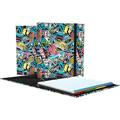 Grafoplás 4 ringar Arkiv med ersättning A4 Inkluderar 100 5x5 fyrkantiga ark Separatorer Transparent om Bits&Bobs Pop Up Design NYC Carpebook FSC Grafoplás 4 ringar Arkiv med ersättning A4 Inkluderar 100 5x5 fyrkantiga ark Separatorer Transparent om Bits&Bobs Pop Up Design NYC Carpebook FSC