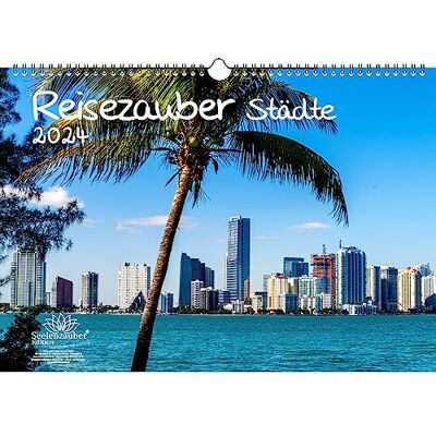 Seelenzauber Stadsmagi DIN A3-kalender för 2024 städer – sjömagi Seelenzauber Stadsmagi DIN A3-kalender för 2024 städer – sjömagi