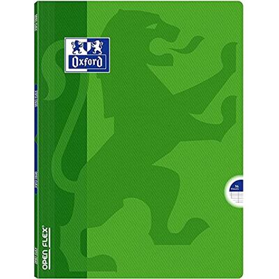 Oxford OpenFlex anteckningsbok Seyès polypro A4 96 sidor 21 x 29,7 cm grön Oxford OpenFlex anteckningsbok Seyès polypro A4 96 sidor 21 x 29,7 cm grön