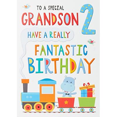 Piccadilly Greetings Juvenile födelsedagskort ålder 2 barnbarn 9 x 6 tum Regal Publishing Piccadilly Greetings Juvenile födelsedagskort ålder 2 barnbarn 9 x 6 tum Regal Publishing