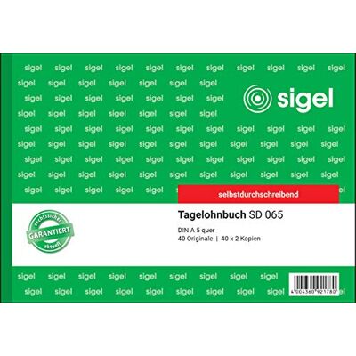 Sigel SD065/5 dagbok A5 quer, blad, självskrivande 5 Stück Sigel SD065/5 dagbok A5 quer, blad, självskrivande 5 Stück