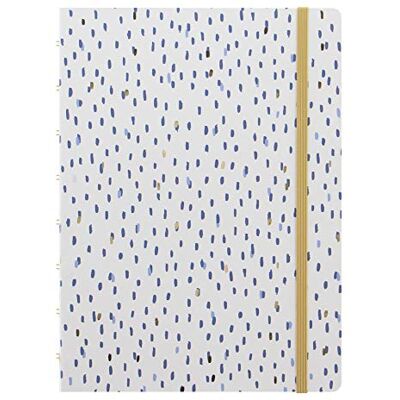 Filofax Indigo A5 påfyllningsbar anteckningsbok regn Filofax Indigo A5 påfyllningsbar anteckningsbok regn