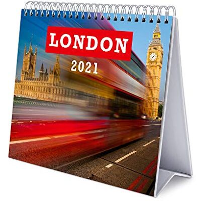 Grupo Erik Skrivbordskalender London – bordsplanerare 2021 Grupo Erik Skrivbordskalender London – bordsplanerare 2021