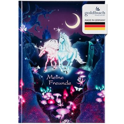 goldbuch vändebok, enhörning, DIN A5, 88 illustrerade sidor, tryck, lila, 43579 goldbuch vändebok, enhörning, DIN A5, 88 illustrerade sidor, tryck, lila, 43579