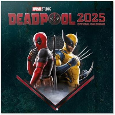 Grupo Erik Marvel Deadpool Wall Calendar 2025 12" x 12" Square Calendar 2025, Wall Planner 2025, Family Planner Calendar 2025 Deadpool Calendar 2025, Marvel Calendar 2025 Grupo Erik Marvel Deadpool Wall Calendar 2025 12" x 12" Square Calendar 2025, Wall Planner 2025, Family Planner Calendar 2025 Deadpool Calendar 2025, Marvel Calendar 2025