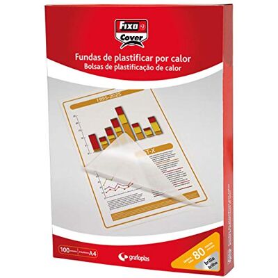 FIXO 1020100 – låda med 100 lamineringsfodral A4, glans, 216 x 303 mm, 80 my FIXO 1020100 – låda med 100 lamineringsfodral A4, glans, 216 x 303 mm, 80 my