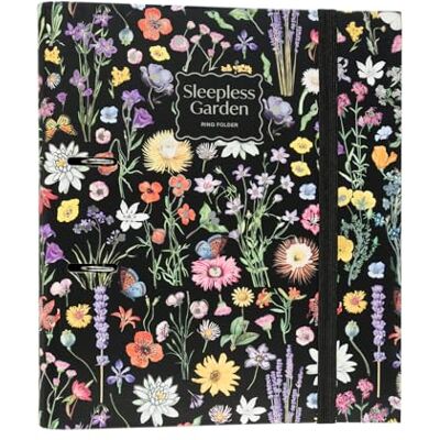 Grupo Erik 2 Ring Binder A4 Sleepless Garden A4 Folder with Elastic closure, School Folders for Paperwork, Back to School Supplies Cute Stationery Essentials Grupo Erik 2 Ring Binder A4 Sleepless Garden A4 Folder with Elastic closure, School Folders for Paperwork, Back to School Supplies Cute Stationery Essentials