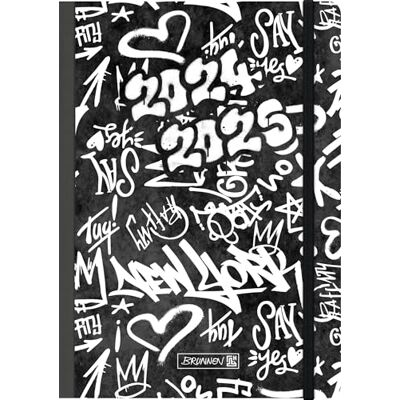BRUNNEN Skolkalender (2024/2025) "Graffiti", 2 sidor = 1 vecka, A5, 208 sidor BRUNNEN Skolkalender (2024/2025) "Graffiti", 2 sidor = 1 vecka, A5, 208 sidor