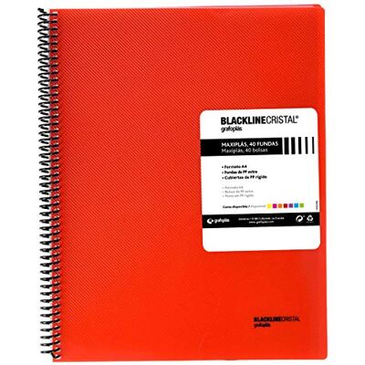 Grafoplás Grafoplas 39834251 – fodral och tarifmodellmappar, A4 Grafoplás Grafoplas 39834251 – fodral och tarifmodellmappar, A4