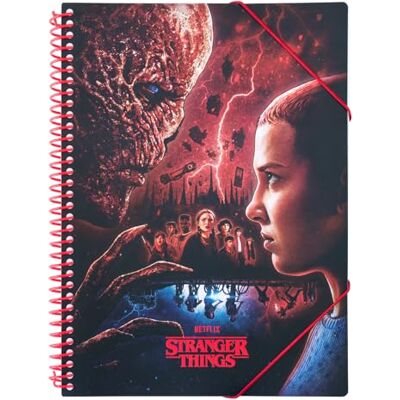 Grupo Erik Stranger Things A4 Display Book 30 Pockets Propylene Sleeves A4 Display Folder Document Envelope With Velcro Closure Stranger Things Gifts Stranger Things Merchandise Grupo Erik Stranger Things A4 Display Book 30 Pockets Propylene Sleeves A4 Display Folder Document Envelope With Velcro Closure Stranger Things Gifts Stranger Things Merchandise