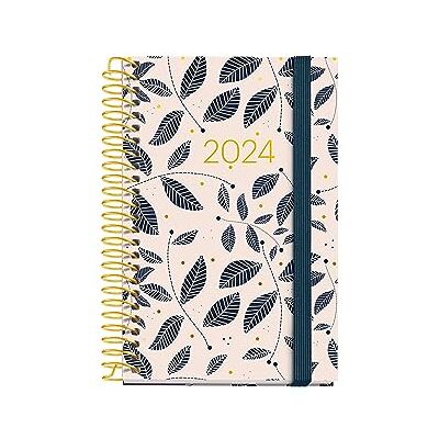 Miquelrius Årlig agenda 2024, Dag sida, Caddy storlek 80 x 120 mm, Hårt lock, Spiralbindning, Catalanska, Engelska och portugisiska, Guld stämplingsark Miquelrius Årlig agenda 2024, Dag sida, Caddy storlek 80 x 120 mm, Hårt lock, Spiralbindning, Catalanska, Engelska och portugisiska, Guld stämplingsark