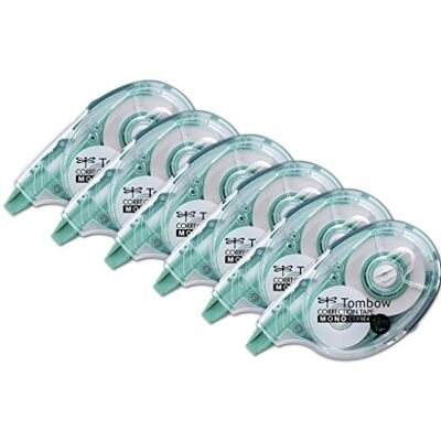 Tombow CT-YXE4-6P påfyllningsbar korrigeringstejp CT-YXE4 extra lång tejp 4,2 mm x 16 m Officepack 6 Tombow CT-YXE4-6P påfyllningsbar korrigeringstejp CT-YXE4 extra lång tejp 4,2 mm x 16 m Officepack 6