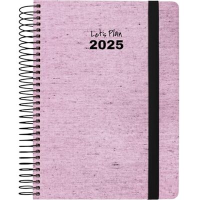 Grafoplás Grafoplas Dagbok 2025 dag per sida Storlek 15 x 21 cm Rosa ekojeans Spanska Spiral Fodrad hårt omslag i återvunnet denim Gummiförslutning Runda hörn Inklusive klistermärken FSC Grafoplás Grafoplas Dagbok 2025 dag per sida Storlek 15 x 21 cm Rosa ekojeans Spanska Spiral Fodrad hårt omslag i återvunnet denim Gummiförslutning Runda hörn Inklusive klistermärken FSC