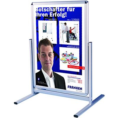 Franken BS1301 kundstoppare utomhus A2 DIN A1 silver Franken BS1301 kundstoppare utomhus A2 DIN A1 silver