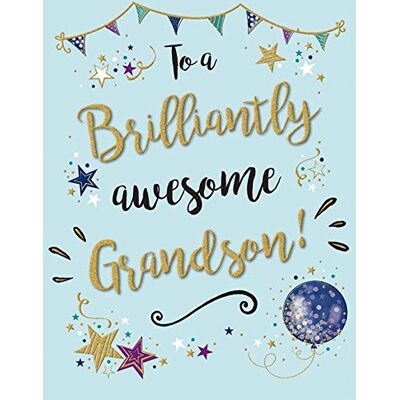 Piccadilly Greetings Gulddamm – till en briljant fantastisk barnbarn – bra värde födelsedagskort Piccadilly Greetings Gulddamm – till en briljant fantastisk barnbarn – bra värde födelsedagskort