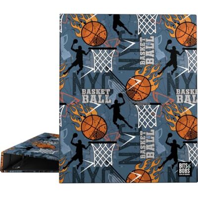 Grafoplás Grafoplas Skolring A4 arkivskåp, 4 blandade ringar 25 mm, Bits&Bobs basketboll, FSC Grafoplás Grafoplas Skolring A4 arkivskåp, 4 blandade ringar 25 mm, Bits&Bobs basketboll, FSC