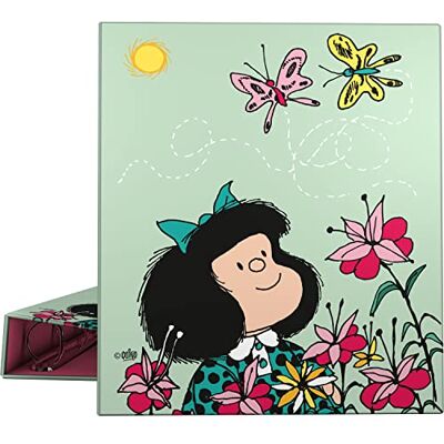 Grafoplás A4-ringmapp 4 blandade ringar 40mm Vår Mafalda Collection Mjuk vid beröring FSC-certifikat Grafoplás A4-ringmapp 4 blandade ringar 40mm Vår Mafalda Collection Mjuk vid beröring FSC-certifikat