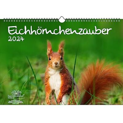 Seelenzauber Ekorrmagi DIN A3-kalender för 2024 ekorre – själsmagi Seelenzauber Ekorrmagi DIN A3-kalender för 2024 ekorre – själsmagi
