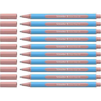 Schneider 152236 Slider Edge Pastell XB kulspetspenna (trekantspennor med linjebredd XB) 10 stycken rodna Schneider 152236 Slider Edge Pastell XB kulspetspenna (trekantspennor med linjebredd XB) 10 stycken rodna
