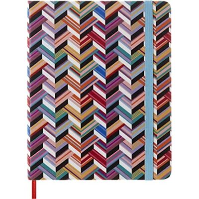 Moleskine 12-månaders veckoplanerare, veckodagbok 2023, Missoni begränsad upplaga planerare, flerfärgstema, hårt kanvas fodral, stor storlek 13 x 21 cm Moleskine 12-månaders veckoplanerare, veckodagbok 2023, Missoni begränsad upplaga planerare, flerfärgstema, hårt kanvas fodral, stor storlek 13 x 21 cm