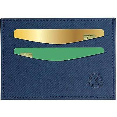 Exacompta 5105232E Denim korthållare med ficka 10,3 x 7,5 cm blå färg Exacompta 5105232E Denim korthållare med ficka 10,3 x 7,5 cm blå färg