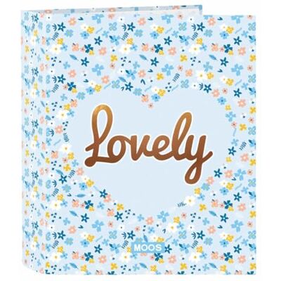 MOOS Folio mapp 4 Lovely ringar, 270x60x330 mm MOOS Folio mapp 4 Lovely ringar, 270x60x330 mm