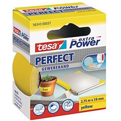 tesa Gaffer tejp gul rulle 3,6 x 275 cm 6 stycken 56343 – 00037 – 03 tesa Gaffer tejp gul rulle 3,6 x 275 cm 6 stycken 56343 – 00037 – 03
